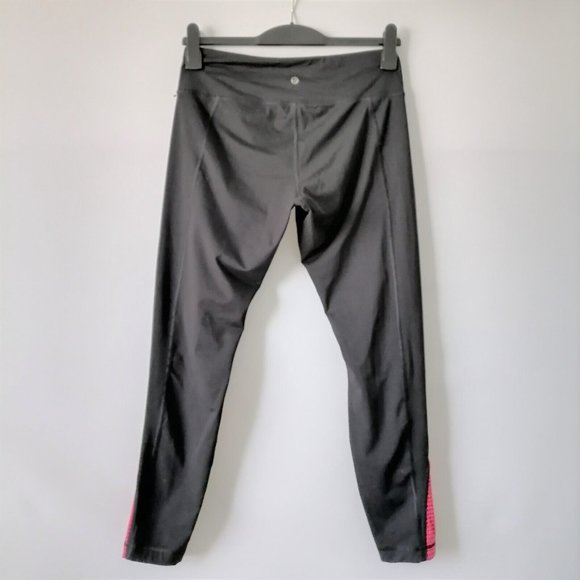 Soma Sport Womens Black High Rise Activewear Sport Legging Mesh Detail Size M - Picture 3 of 4